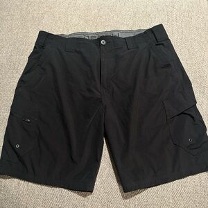 Men's Black Cargo Shorts